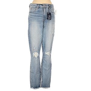 GAP light wash high waisted skinny distressed jeans NWT